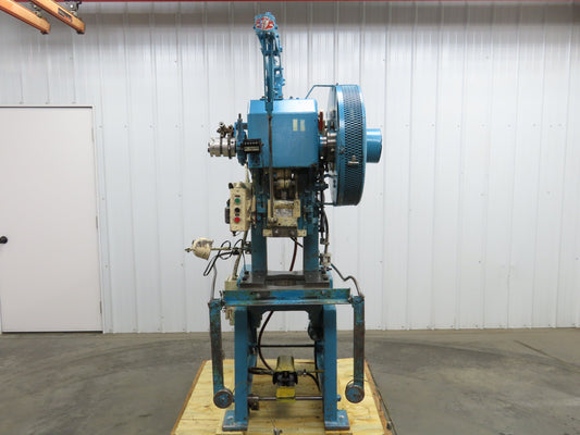 L&J No 18 Mechanical OBI Punch Press 18 Ton 2" Stroke 6" Throat 1.5Hp 3Ph