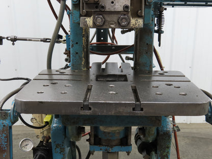 L&J No 2 Mechanical OBI Punch Press 18 Ton 2" Stroke 5-1/2" Throat 1Hp Varidrive