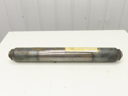 Rapistan K000306ABG Belt Conveyor Steel Idler Pulley 4" Dia 29-7/16"W