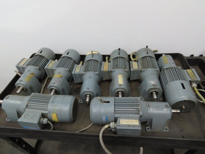 ABM DB10H/G80/4D71C-4 Inline Gearmotor w/Brake .25kw 230/460V 3PH 109rpm 15:1