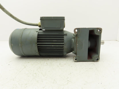 ABM DB10H/G80/4D71AX-4 Inline Gearmotor w/Brake .25kw 230/460V 3PH 96rpm 15:1