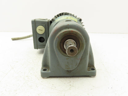 ABM DB10H/G80/4D71AX-4 Inline Gearmotor w/Brake .25kw 230/460V 3PH 96rpm 15:1