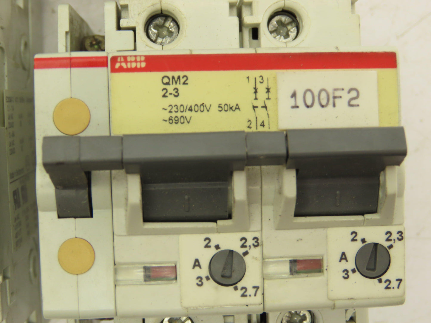 ABB QM2 Circuit Breaker 230/400V 50KA 10-45A  2 Pole Lot Of 6