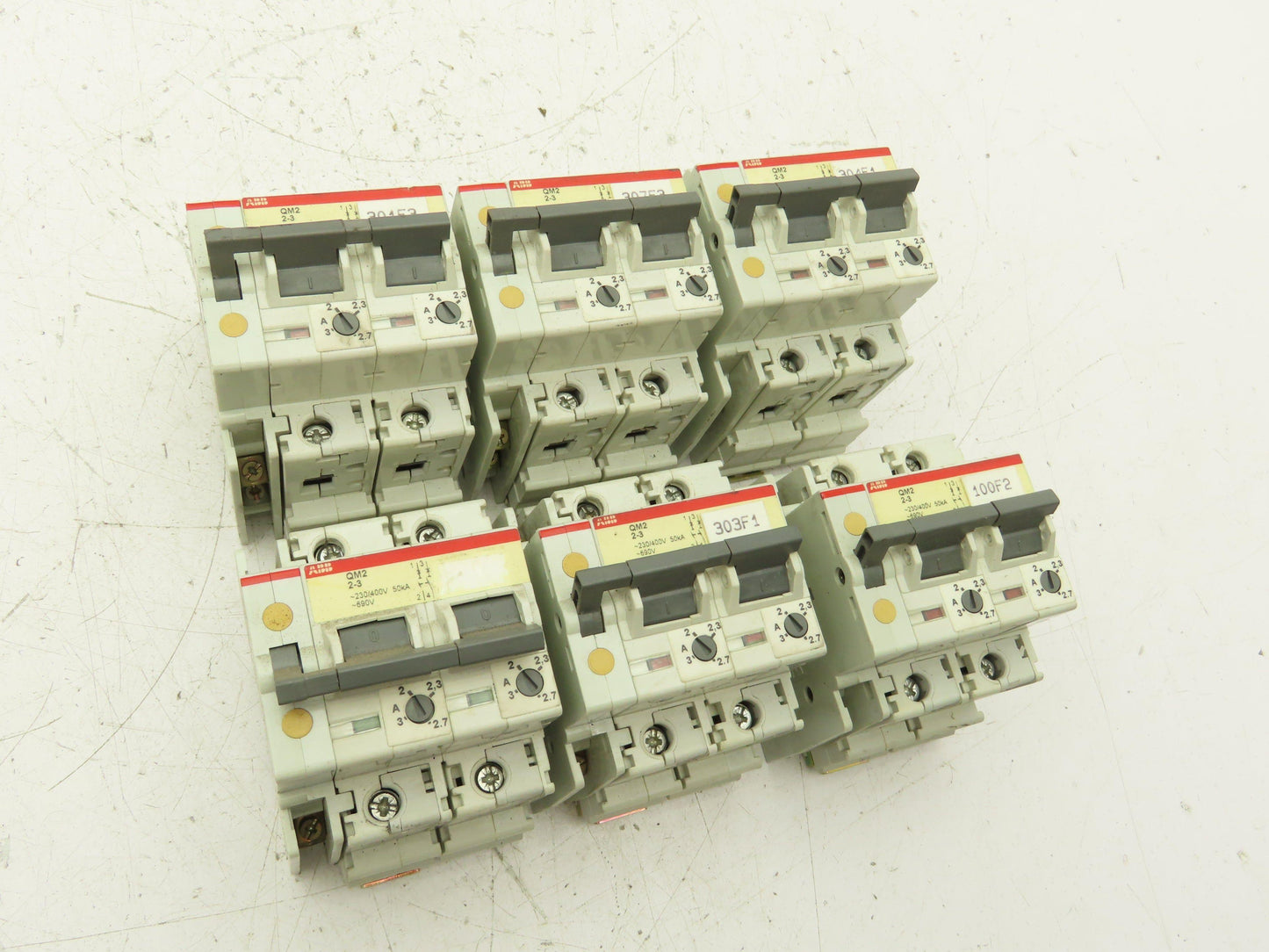 ABB QM2 Circuit Breaker 230/400V 50KA 10-45A  2 Pole Lot Of 6