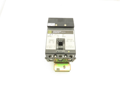 Square D FA36020 I-Line Circuit Breaker 20A 600V 3 Pole Gray Face