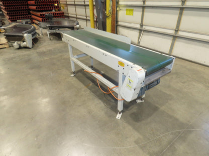 Buhrt 18"x 77" Slider Bed Conveyor 16" Flat Belt 460V RH Belt Drive 250 FPM