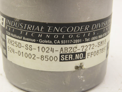 BEI Sensors XH25D-SS-1024-ABZC-7272-SM18 Rotary Encoder 10-Pin 5-28VDC