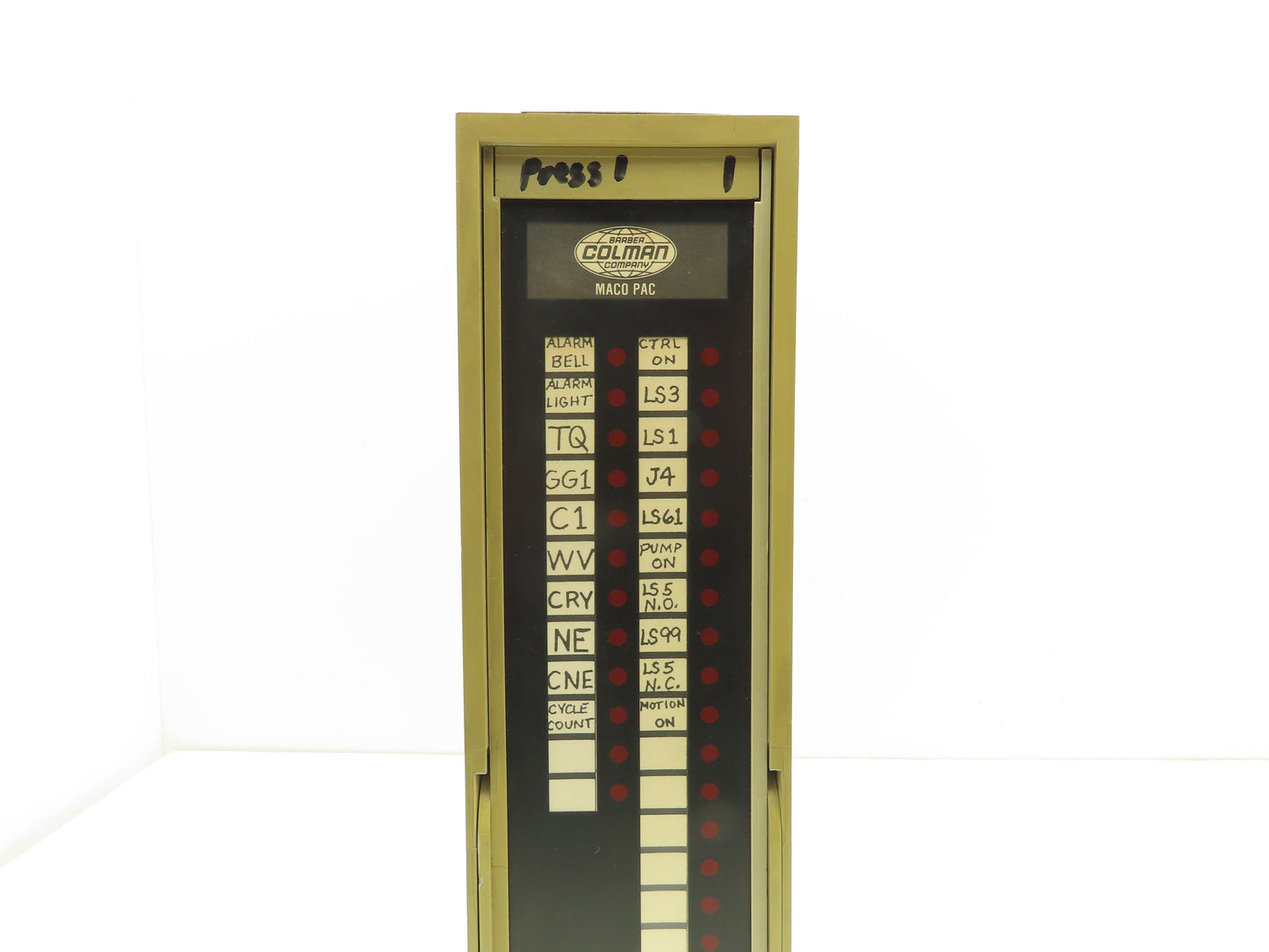 Barber Colman 80CC-32001-102-0-00 Sequence Module Maco 8000 120VAC 24VDC I/O
