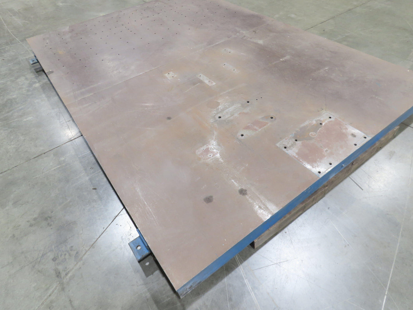 7' x 10' Steel Base Floor Plate 3/4"Machined Top Machine Mounting Workholding