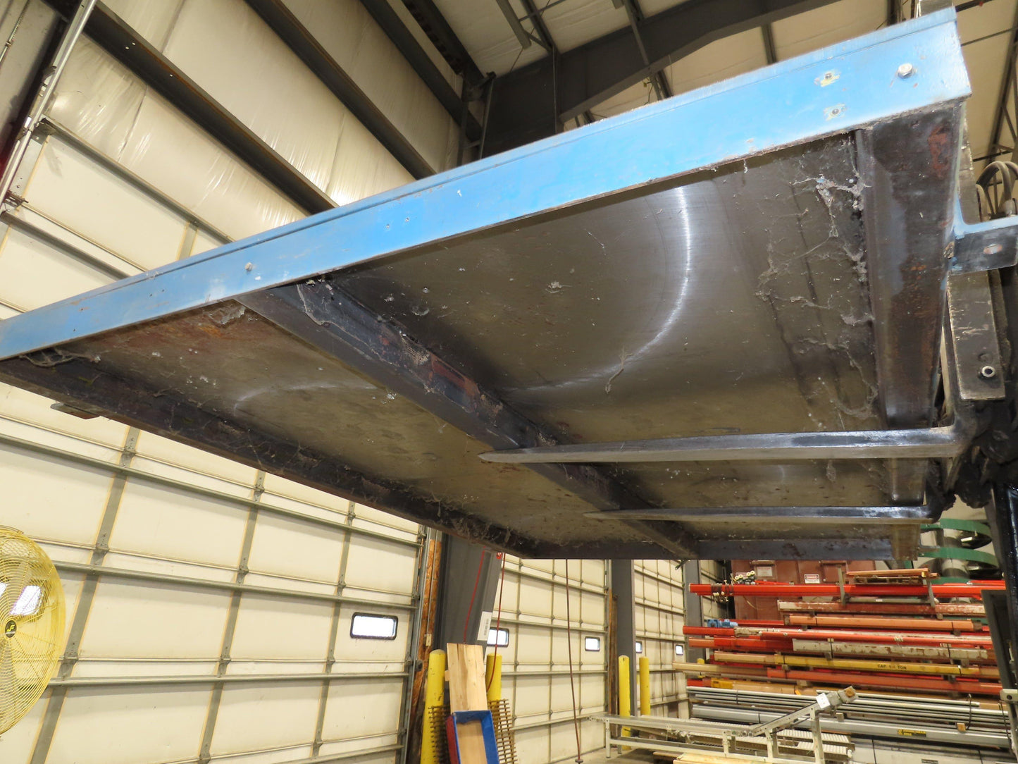 7' x 10' Steel Base Floor Plate 3/4"Machined Top Machine Mounting Workholding