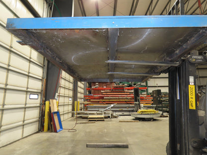 7' x 10' Steel Base Floor Plate 3/4"Machined Top Machine Mounting Workholding