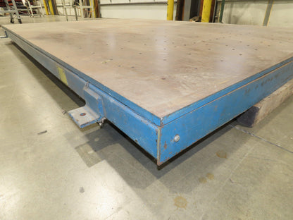 7' x 10' Steel Base Floor Plate 3/4"Machined Top Machine Mounting Workholding
