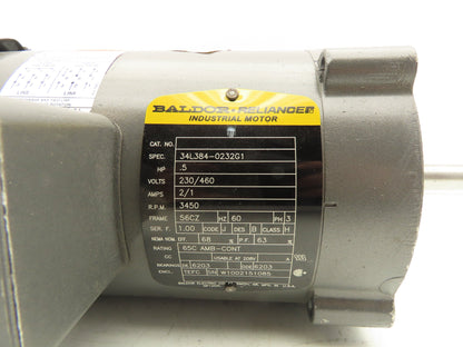 Baldor Reliance Pump Motor 1/2Hp 3450 RPM 230/460V 3PH 56CZ Extended Shaft