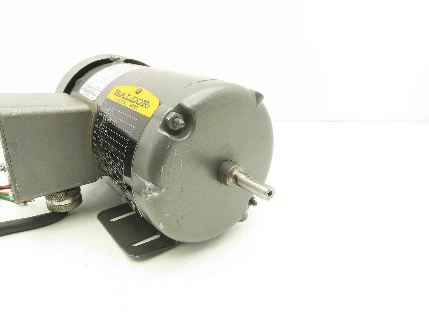 Baldor M3355 AC Motor 1/6Hp 1725 RPM 230/460V 3PH 42 Frame 3/8" Shaft
