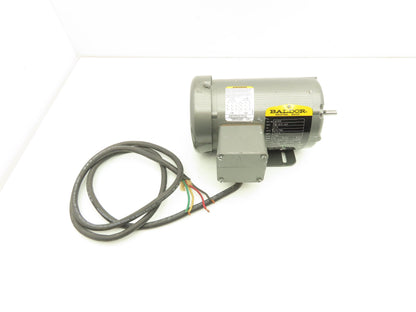 Baldor M3355 AC Motor 1/6Hp 1725 RPM 230/460V 3PH 42 Frame 3/8" Shaft