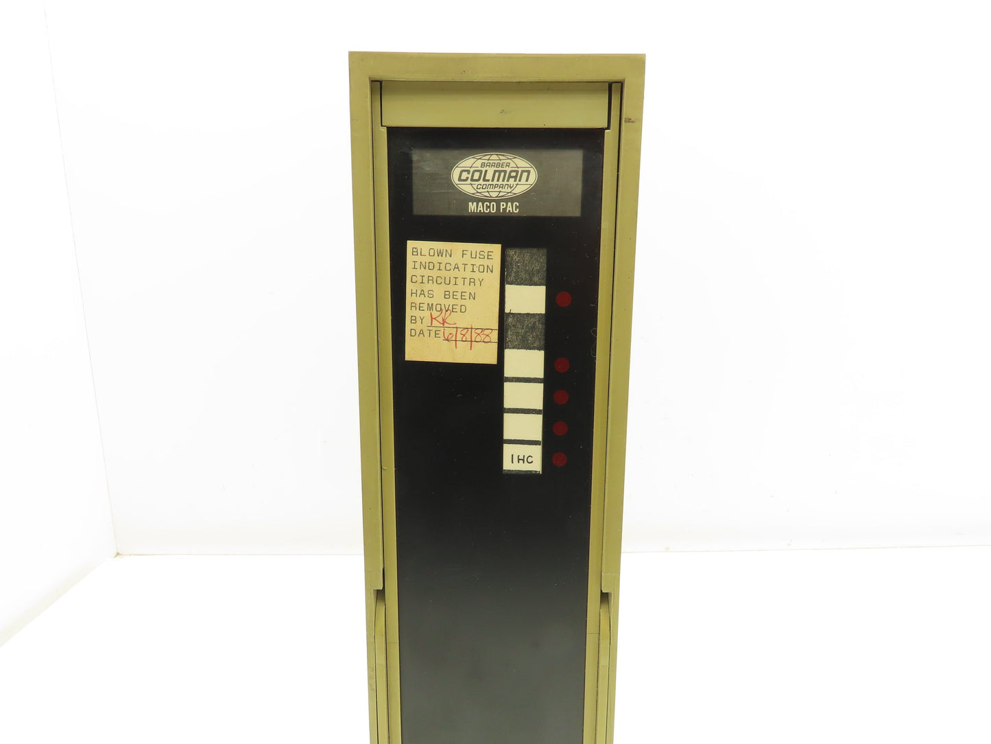 Barber Colman 80DA-00001-002-0-00 Temperature Module Maco 8000 120VAC 100VA Max