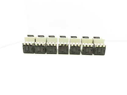 Moeller PKZM0-1 Circuit Breaker Motor Protector 1A 600VAC 3PH 1/2HP Lot Of 7