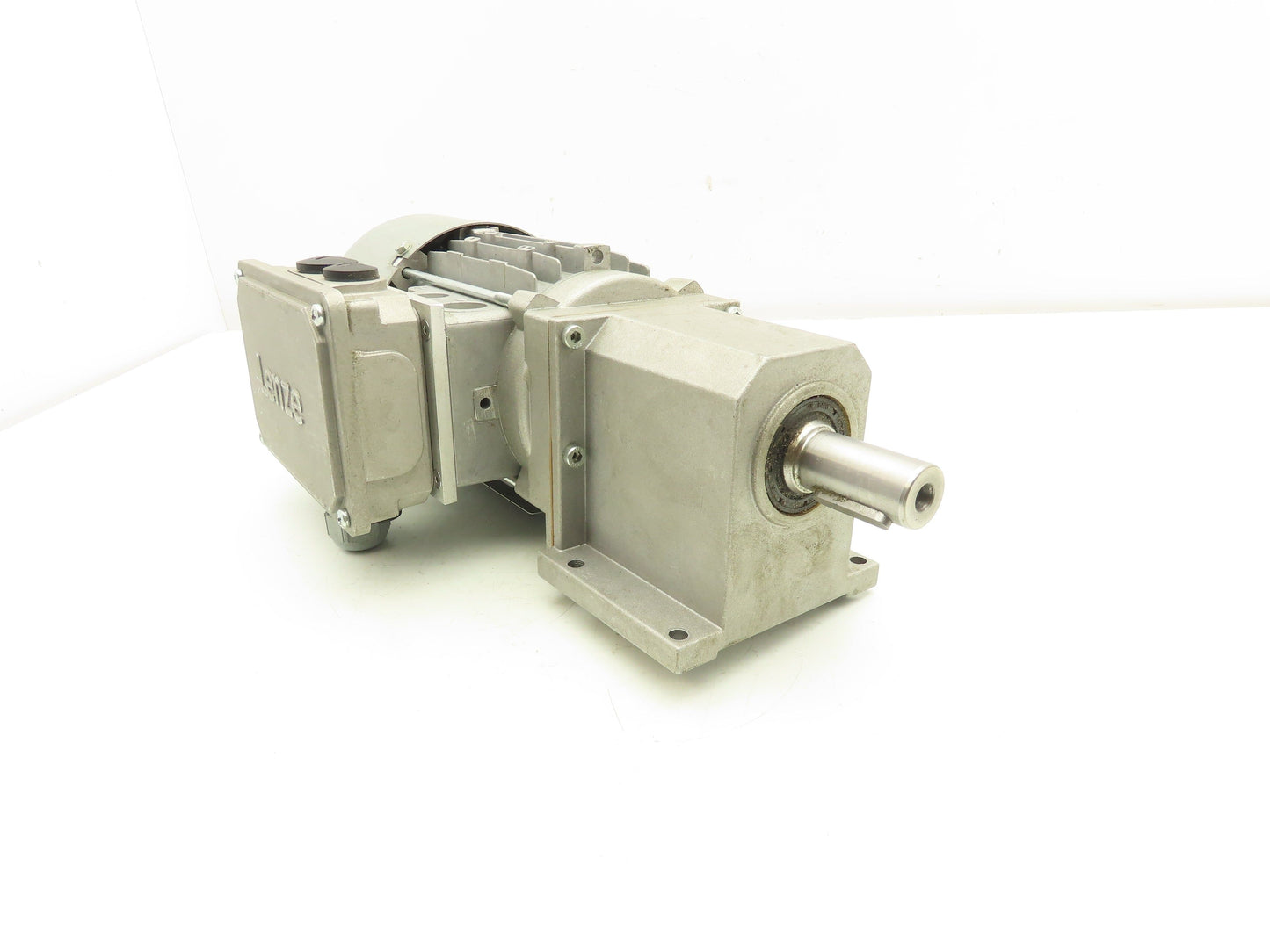 Lenze G50AH045MVBR2C Inline Gearmotor w/Brake 230/460V 3PH 14.8:1 Reducer 113rpm