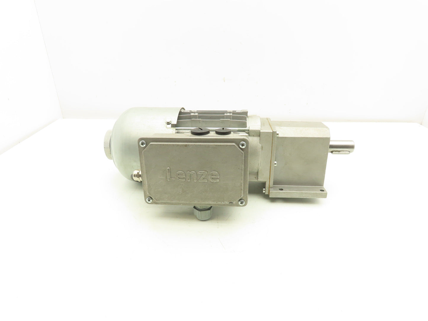 Lenze G50AH045MVBR2C Inline Gearmotor w/Brake 230/460V 3PH 14.8:1 Reducer 113rpm