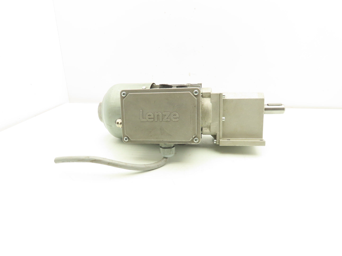 Lenze G50AH045MVBR2C Inline Gearmotor w/Brake 230/460V 3PH 14.8:1 Reducer 113rpm