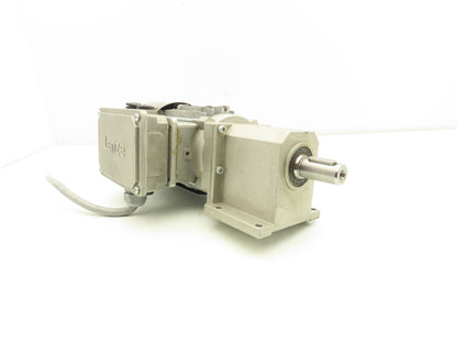 Lenze G50AH045MVBR2C Inline Gearmotor w/Brake 230/460V 3PH 14.8:1 Reducer 113rpm