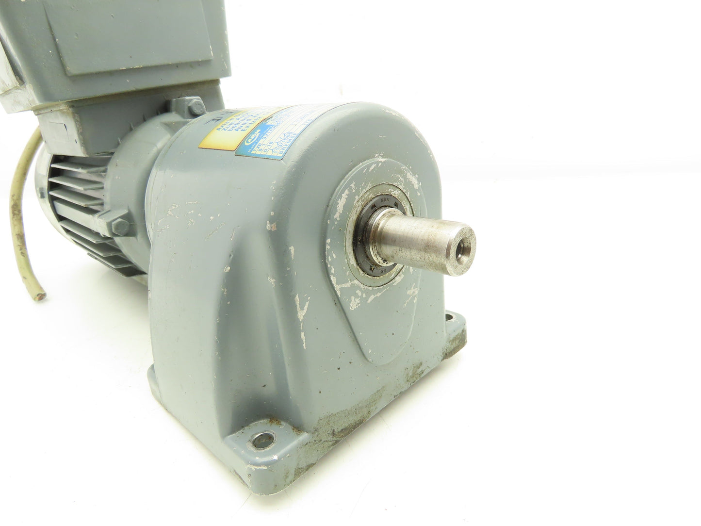 ABM G71/D56C-4 Inline Gearmotor .18kw 230/460V 3PH 13.8:1 Reducer 113rpm