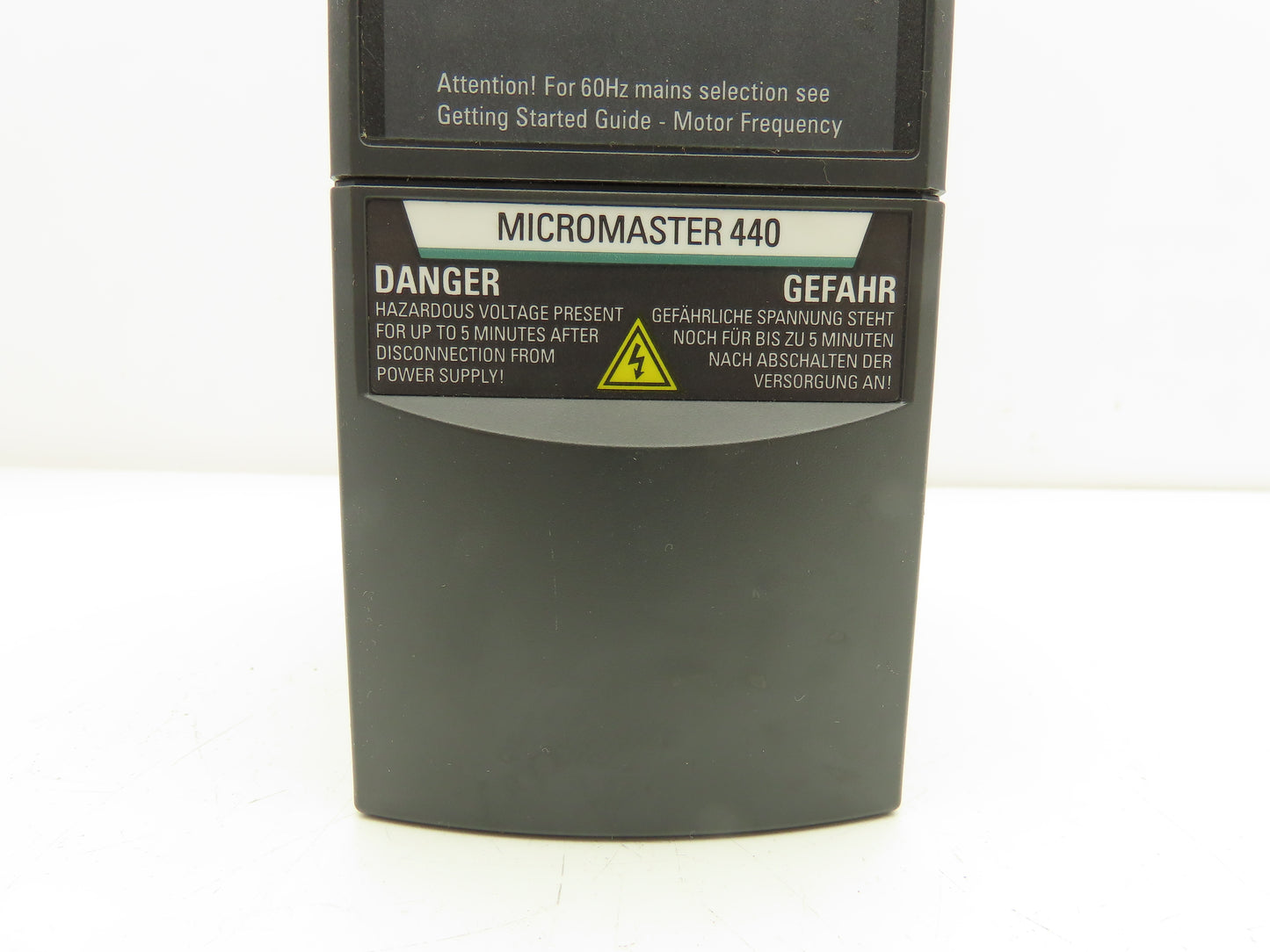 Siemens 6SE6440-2AB12-5AA1 MicroMaster 440 VFD AC Motor Drive 0.25kw 240V 1Ph In