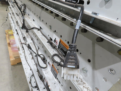 Hytrol 190E24 40"x 68' Accumulation Roller Conveyor 37"BF 24V O-Ring Drive E24i