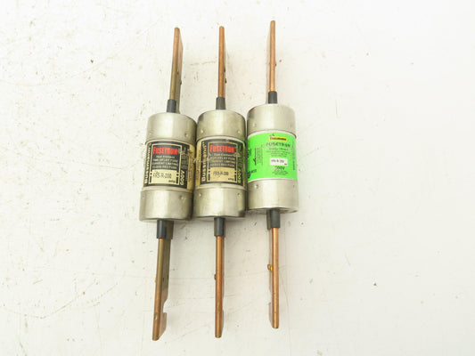 Bussmann Fusetron FRS-R-200 Fuse 200A 600VAC Dual Element Time Delay Lot of 3