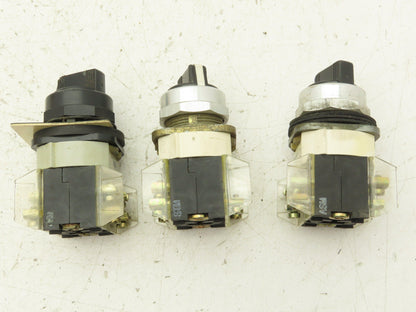 Allen Bradley 4 Position Selector Control Switches 30mm Lot of 3