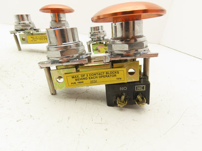 Cutler-Hammer Start Stop Pushbutton Set 30mm Lot of 4