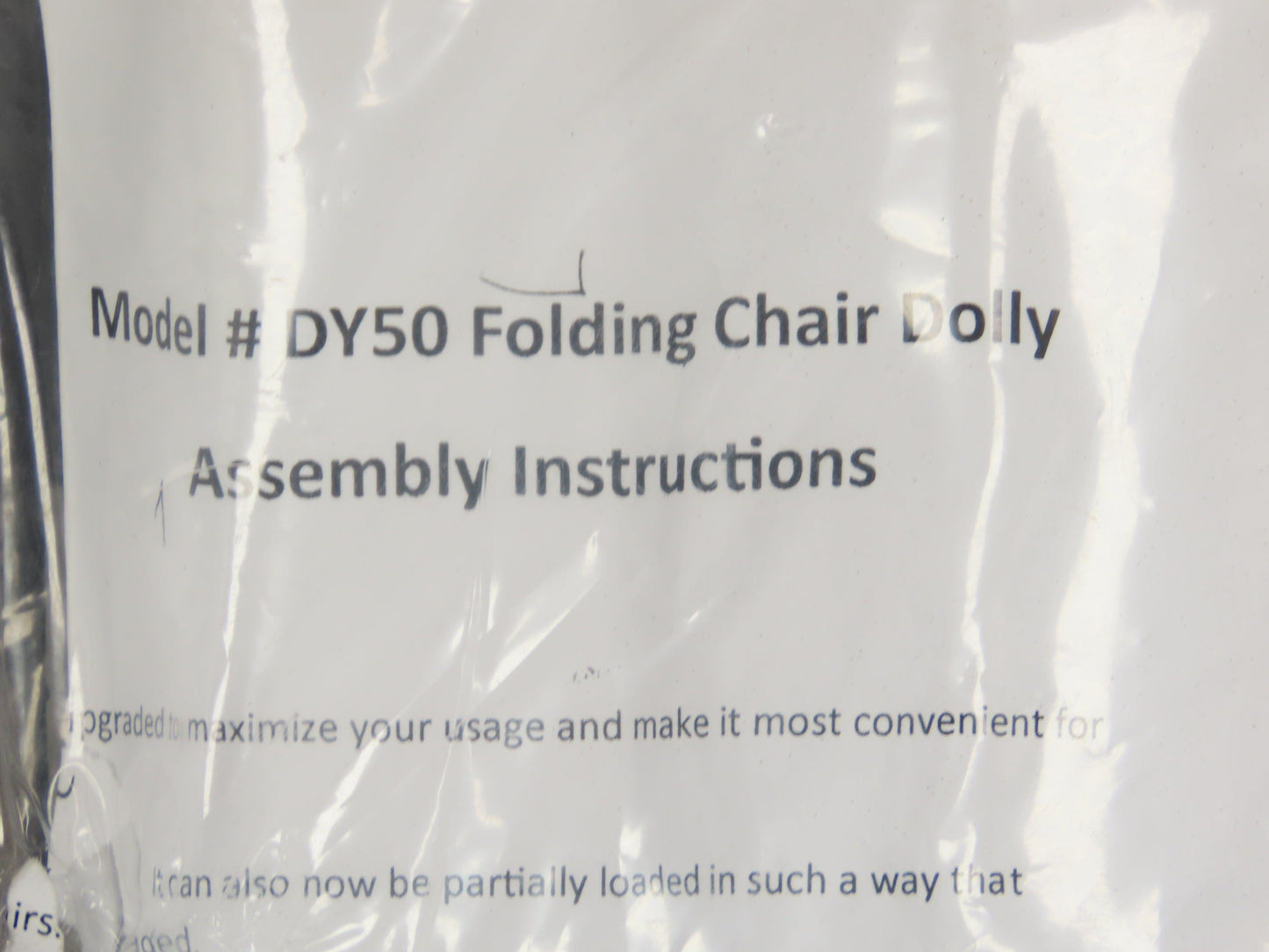 National Public Seating DY50 Folding Chair Dolly  Holds 50 Chairs 1000 Lb