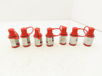 CEJN 4146205 Quick Disconnect Valved Fluid Coupler 1/2" Female Thread Lot of 7