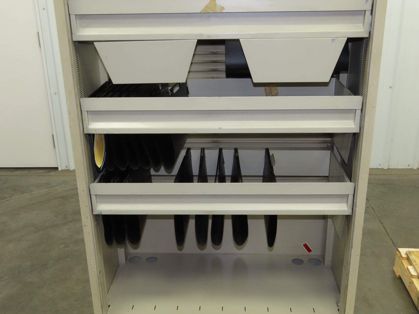 Wright Line Roll Up Door File Storage Cabinet Unit 36x18x83" Lot of 2