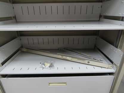 Wright Line Roll Up Door File Storage Cabinet Unit 36x18x83" Lot of 2