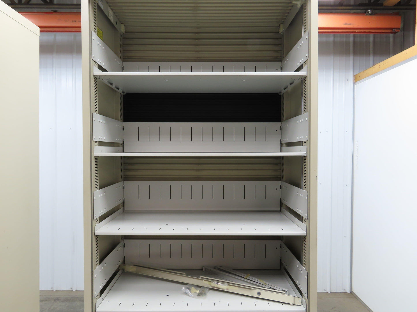 Wright Line Roll Up Door File Storage Cabinet Unit 36x18x83" Lot of 2