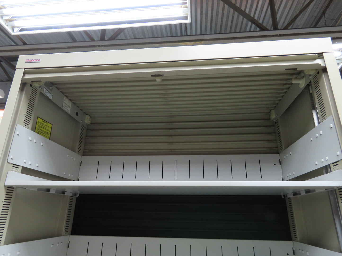 Wright Line Roll Up Door File Storage Cabinet Unit 36x18x83" Lot of 2