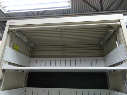 Wright Line Roll Up Door File Storage Cabinet Unit 36x18x83" Lot of 2