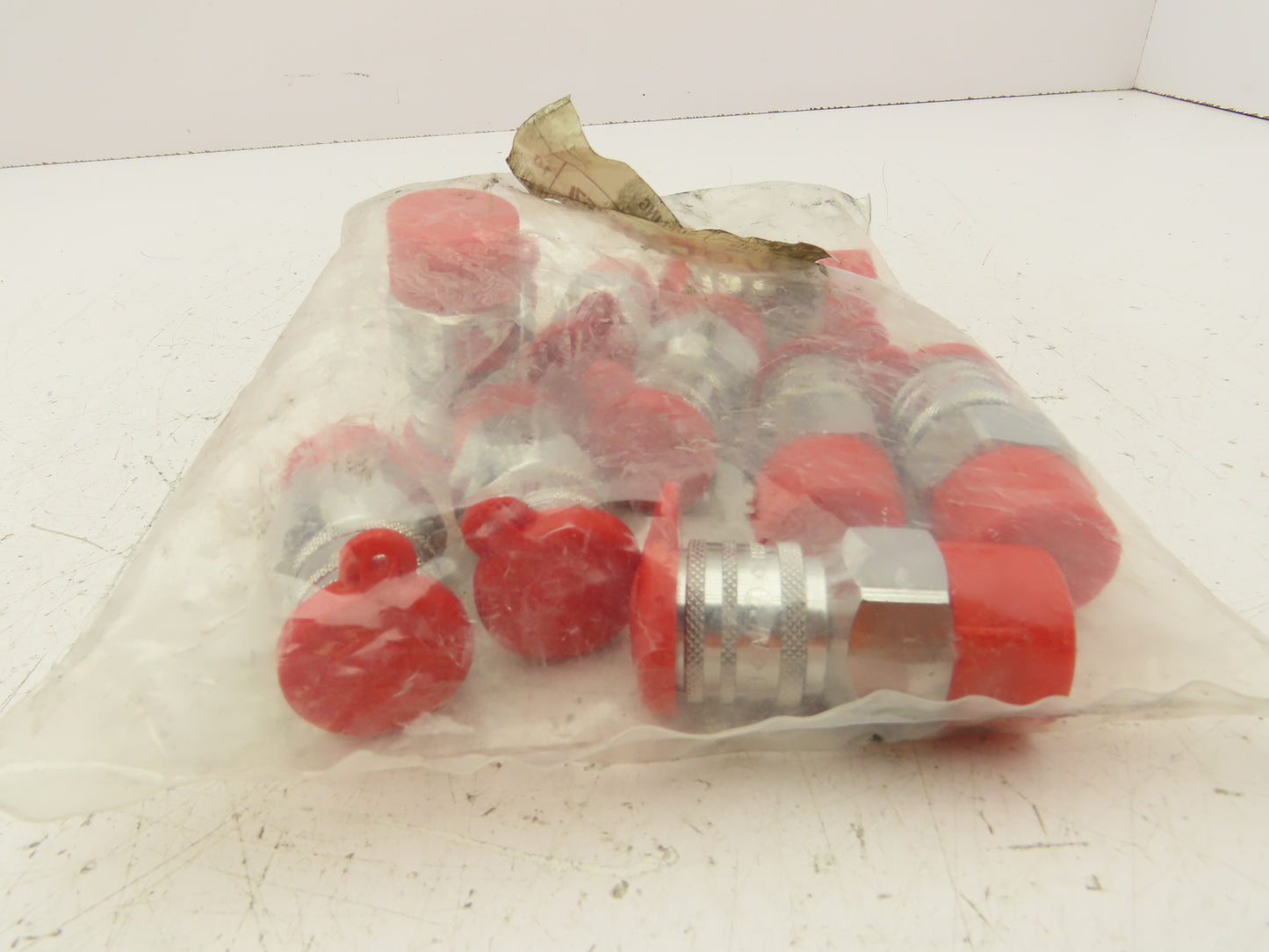 EJN 414 1257 Quick Disconnect Valved Fluid Coupler 3/4" Male Thread Lot of 10