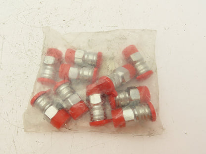 EJN 414 1257 Quick Disconnect Valved Fluid Coupler 3/4" Male Thread Lot of 10