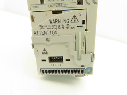 Lenze E82EV251_2C AC Drive Frequency Inverter VFD .25kW/.34Hp 230V 3PH