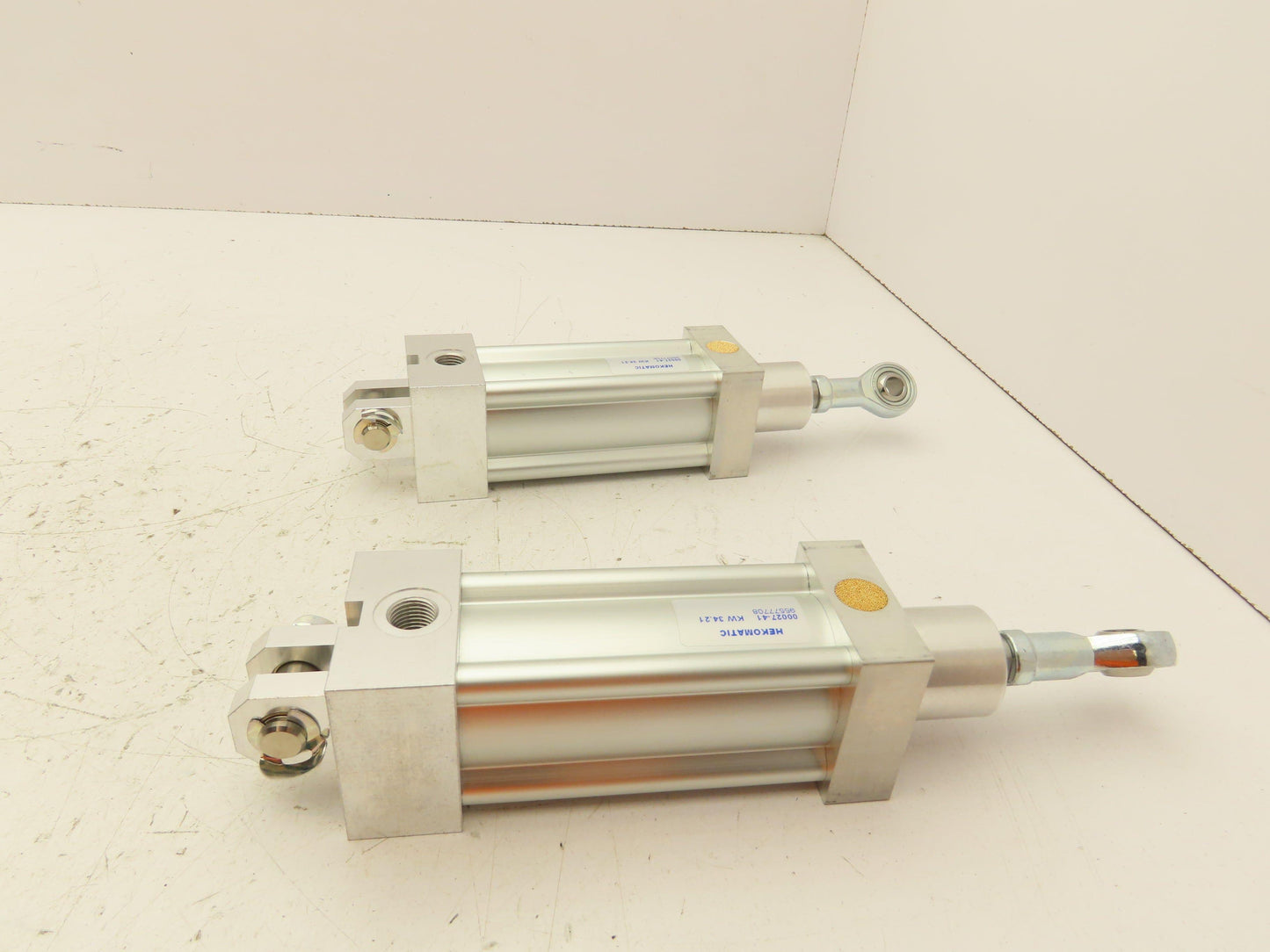 Hekomatic 00027-41 Pneumatic Cylinder Push Spring Return Lot of 2