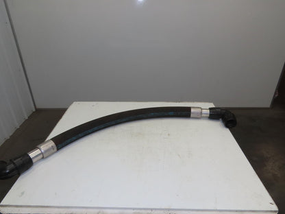 Transair 2.5"x 60" Flexible Air Hose Aluminum Pipe Fitting 90° Swivel Elbow DN63
