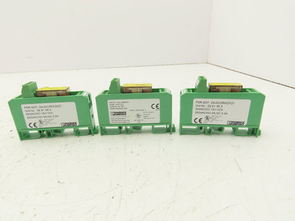Phoenix Contact PSR-SCF-24UC/URM/2X21 Coupling Relay 24V 250VAC 5A Lot of 3