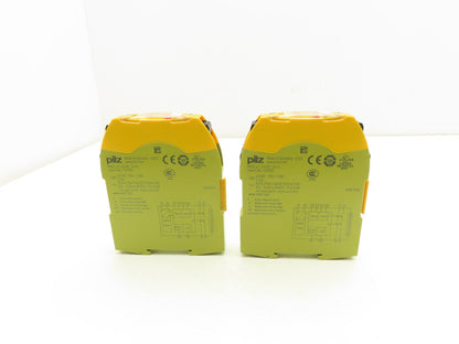 PILZ PNOZ 750103 S3 Safety Relay 24 VDC 2N/O Switchgear Lot of 2