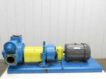 Blackmer XLW3 3" Sliding Vane Pump Positive Displacement 5Hp 230/460V LH Inlet