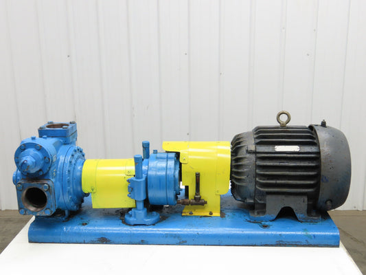 Blackmer XLW3F 3" Sliding Vane Pump Positive Displacement 7.5Hp 230/460V LH