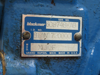 Blackmer XLW3F 3" Sliding Vane Pump Positive Displacement 7.5Hp 230/460V RH