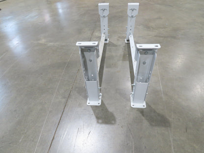 ConveyX Roller Conveyor Leg Support 39.5"W 16-20"H (Fits 42" Frame)  Lot of 2