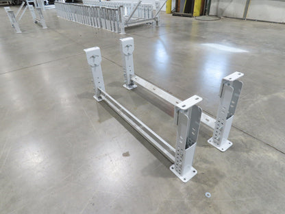 ConveyX Roller Conveyor Leg Support 39.5"W 16-20"H (Fits 42" Frame)  Lot of 2